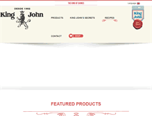 Tablet Screenshot of kingjohn.com